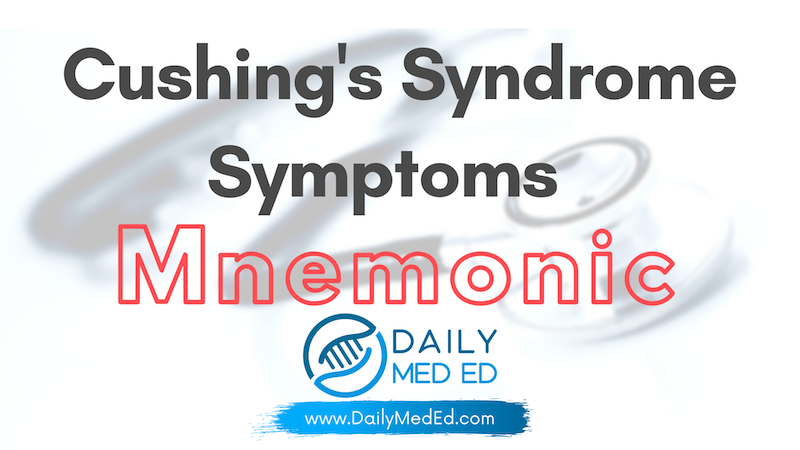 Cushing Syndrome Symptoms Mnemonic - BEST Medical Mnemonics